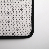 Набор ковриков для ванны и туалета Доляна «Геометрик», 3 шт: 35×40, 40×50, 50×80 см, цвет чёрный Набор ковриков для ванны и туалета Доляна «Геометрик», 3 шт: 35×40, 40×50, 50×80 см, цвет чёрный