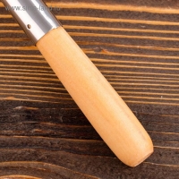 Поварешка для казана узбекская 46см, светлая деревянная ручка Поварешка для казана узбекская 46см, светлая деревянная ручка