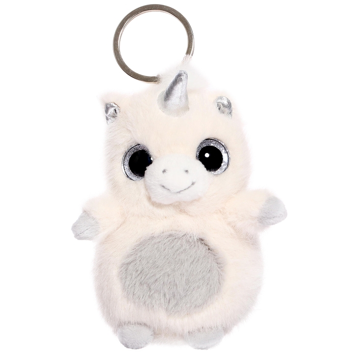 Мягкая игрушка &laquo;Единорожка&raquo;, 12 см, цвет серебряный