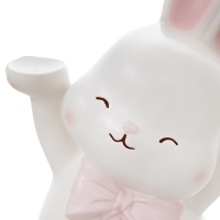 Торшер "Зайка" LED USB розовый 30х30х69см