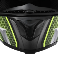 Шлем интеграл, графика, салатовый, размер L, FF867 Шлем интеграл, графика, салатовый, размер L, FF867