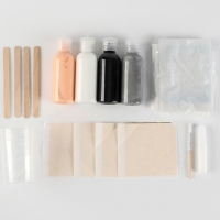 Набор для творчества. Флюид арт. Рисование акрилом на холсте с поталью &laquo;Роскошь&raquo;