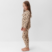 Пижама детская (лонгслив и брюки) KAFTAN "Елки" р.32 (110-116)