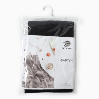 Фартук Этель Minimalist design 60х70 см, dark,лён 45%, хлопок 55% 395 г/м2 Фартук Этель Minimalist design 60х70 см, dark,лён 45%, хлопок 55% 395 г/м2