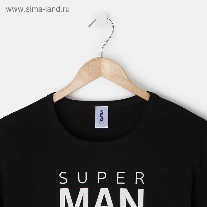 Футболка мужская KAFTAN "Man", чёрный, р. 46