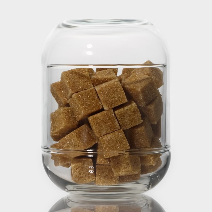 Сахарница стеклянная Lav &laquo;Дуо&raquo;, 380 мл