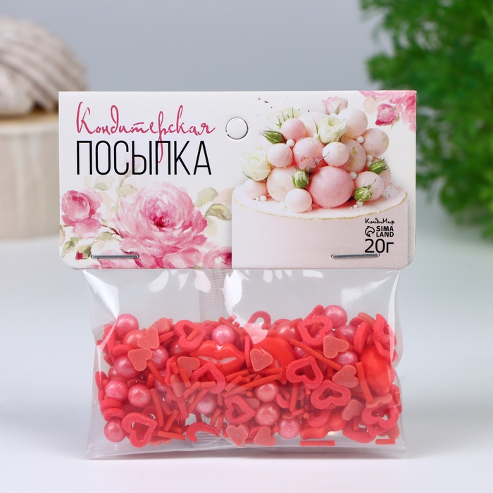 Кондитерская посыпка &laquo;Любовь на донышке&raquo;, 20 г