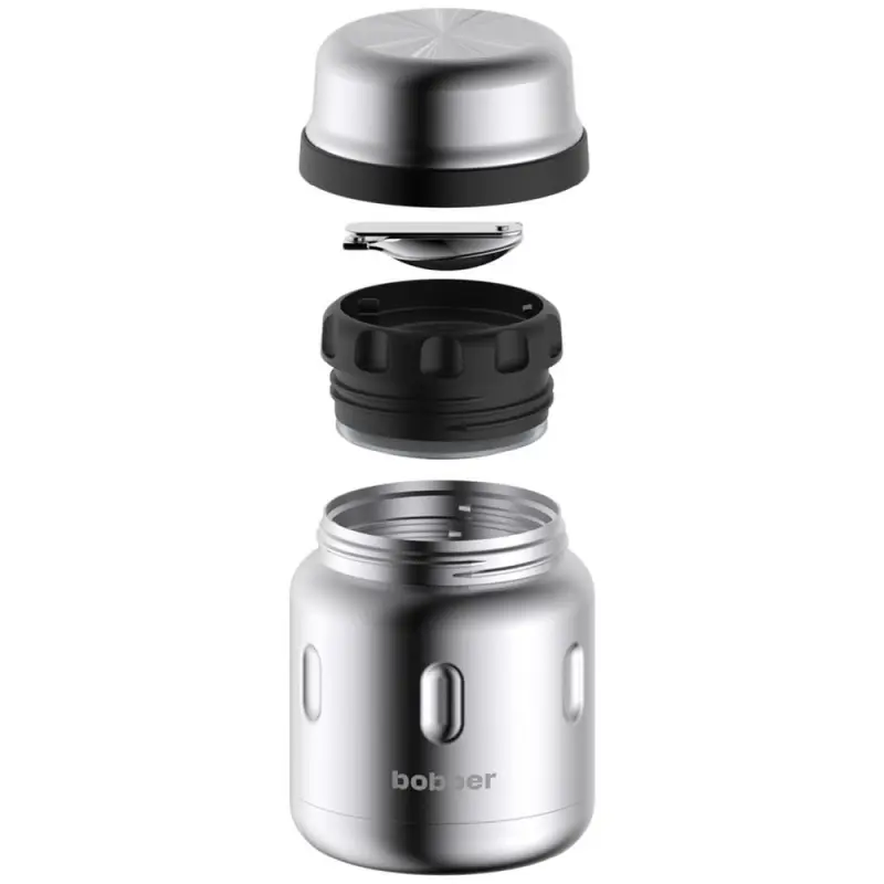 Термос для еды Jerrycan 470, вакуумный, стальной матовый Термос для еды Jerrycan 470, вакуумный, стальной матовый