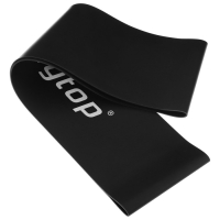 Фитнес-резинка ONLYTOP, 30,5х7,6х0,11 см, нагрузка 10 кг, цвет чёрный Фитнес-резинка ONLYTOP, 30,5х7,6х0,11 см, нагрузка 10 кг, цвет чёрный