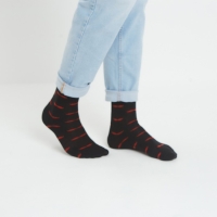 Носки MINAKU &laquo;Усы&raquo;, мужские, цвет чёрный, размер 40-41 (27 см)