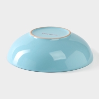 Миска керамическая Доляна &laquo;Пастель&raquo;, 700 мл, d=18 см, цвет голубой