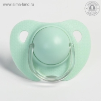 Соска - пустышка силиконовая ортодонтическая, от 6 мес., цвет МИКС для мальчиков