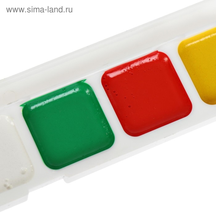 Акварель 6 цветов Koh-I-Noor, медовая, европодвес, в пластиковой коробке, без кисти Акварель 6 цветов Koh-I-Noor, медовая, европодвес, в пластиковой коробке, без кисти