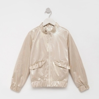 Жакет (бомбер) детский MINAKU: Casual Collection KIDS цвет бежевый, рост 134 Жакет (бомбер) детский MINAKU: Casual Collection KIDS цвет бежевый, рост 134