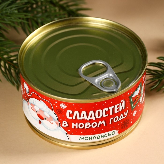 Монпансье &laquo;Сладостей&raquo; в консервной банке, 100 г.