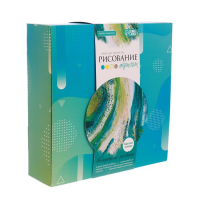 Набор для творчества. Рисование акрилом &laquo;Космический узор&raquo; (в технике флюид арт)