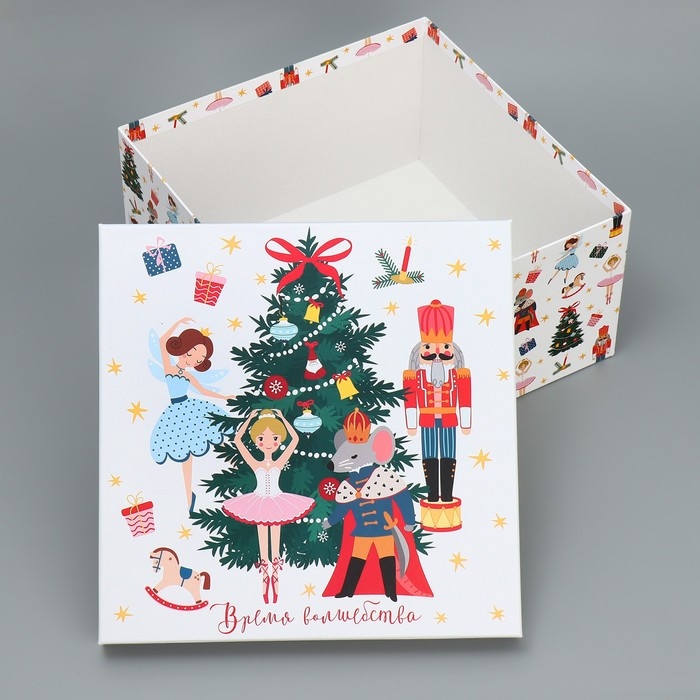 Набор подарочных коробок 10 в 1 &laquo;Щелкунчик&raquo;, 10 х 10 х 6 &ndash; 28 х 28 х 15 см, Новый год