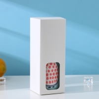 Бутылка для воды стеклянная в чехле &laquo;Весёлые зверята&raquo;, 300 мл, h=17 см, цвета МИКС