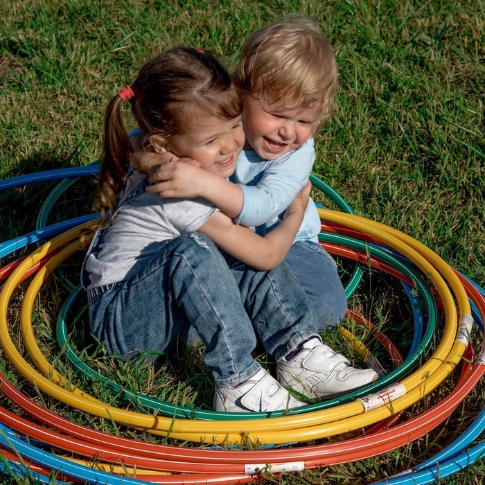 Обруч, диаметр 70 см, цвет голубой Обруч, диаметр 70 см, цвет голубой