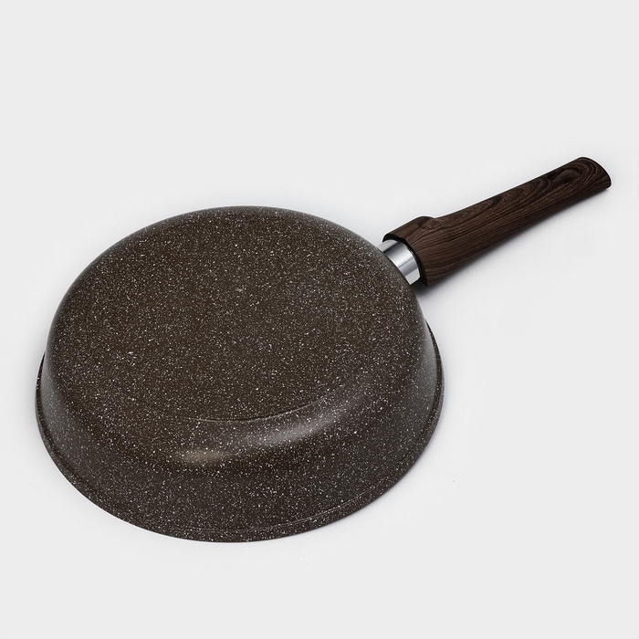 Сковорода Доляна «Брауни», d=24 см, съёмная ручка, стеклянная крышка, антипригарное покрытие, индукция Сковорода Доляна «Брауни», d=24 см, съёмная ручка, стеклянная крышка, антипригарное покрытие, индукция