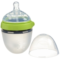 Бутылочка для кормления M&B, ШГ &Oslash;70мм, 150мл., силиконовая колба, цвет зеленый