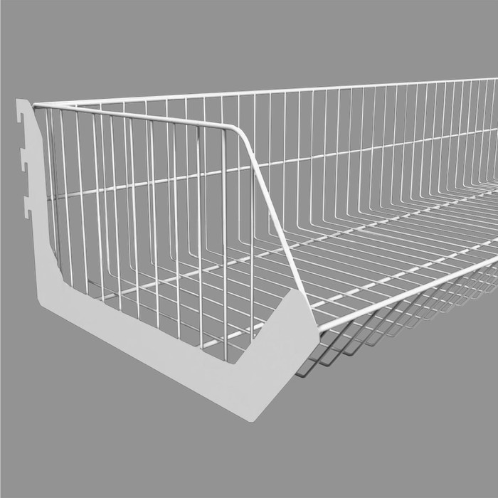 Корзина навесная в сборе 900×500×200 мм, цвет белый Корзина навесная в сборе 900×500×200 мм, цвет белый