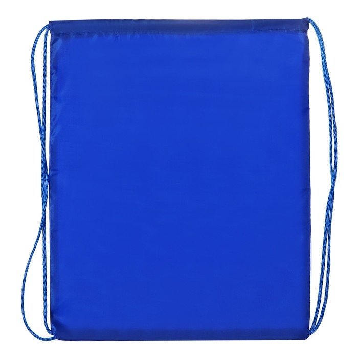 Мешок для обуви 420 х 340 мм, Calligrata "Стандарт", (мягкий полиэстер, плотность 210 D), синий