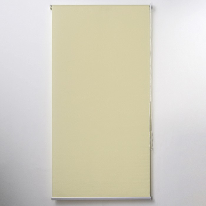 Штора рулонная &laquo;Механика&raquo;, 100&times;180 см (с учётом креплений 3,5 см), цвет бежевый