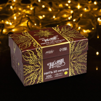 Гирлянда &laquo;Нить&raquo; 10 м, IP44, УМС, белая нить, 100 LED, свечение жёлтое, 220 В