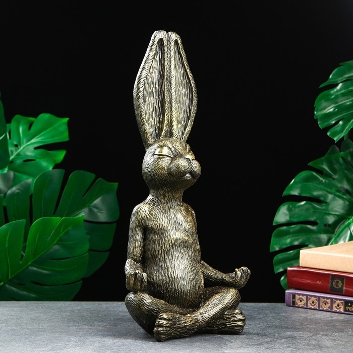 Фигура Фигура "Арчибальд Йог" 20х16х43см, золото