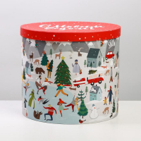 Коробка подарочная &laquo;Новогодние истории&raquo;, 19.5 х 22 см, Новый год