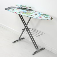 Доска гладильная &laquo;Nika&raquo;, 122&times;40 см, высота до 90 см, европодставка, рисунок МИКС