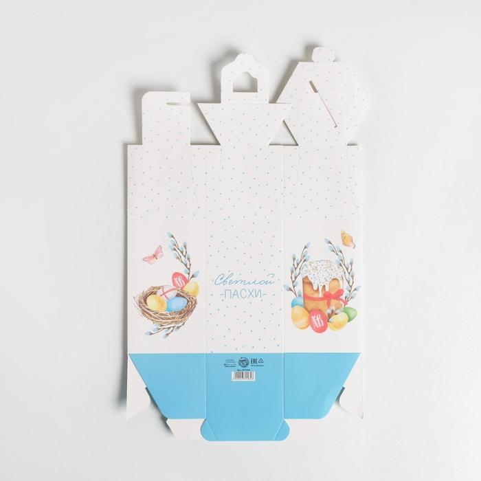 Коробка кондитерская складная, упаковка &laquo;Светлая Пасха&raquo;, 16,5 х 14,5 х 21 см