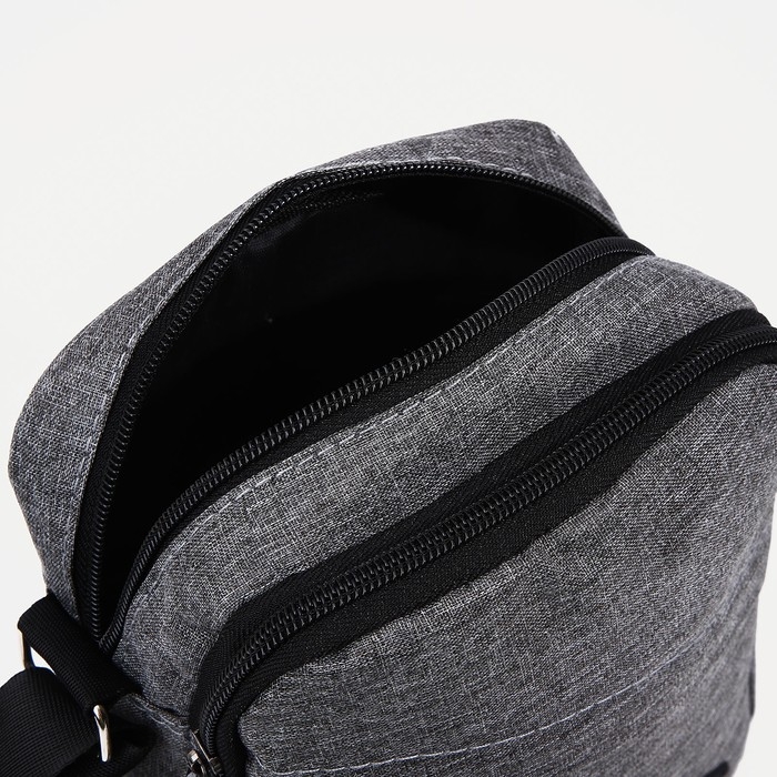 Сумка мужская, цвет серый