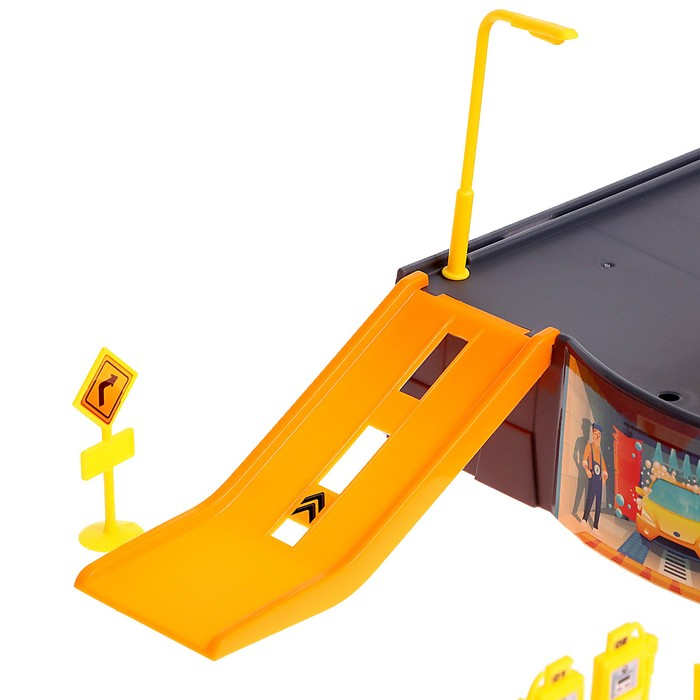 Гараж детский «Паркинг», 1 машинка, аксессуары Гараж детский «Паркинг», 1 машинка, аксессуары