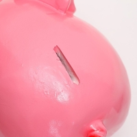 Копилка "Свинка класика" большая, 15х14см Копилка "Свинка класика" большая, 15х14см