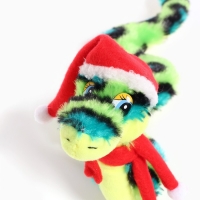 Мягкая игрушка «Змея», в новогоднем колпаке, 16 см Мягкая игрушка «Змея», в новогоднем колпаке, 16 см