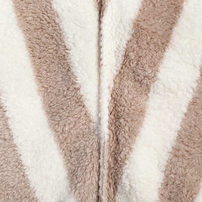 Чалма для сушки волос Этель &laquo;Полоски&raquo;, цв.бежевый, 65*25 см, 100% п/э