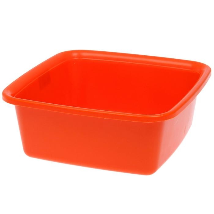 Таз квадратный, 7 л, цвет МИКС Таз квадратный, 7 л, цвет МИКС