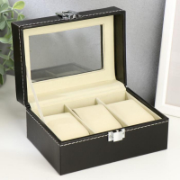 Шкатулка под часы "Чёрная ночь" матовая 8х15,7х11 см Шкатулка под часы "Чёрная ночь" матовая 8х15,7х11 см