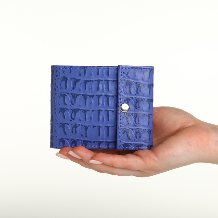 Кошелёк женский на кнопке, TEXTURA, цвет лиловый Кошелёк женский на кнопке, TEXTURA, цвет лиловый