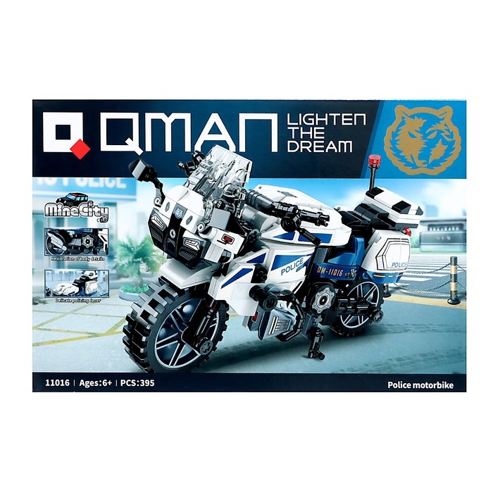 Конструктор Спецназ &laquo;Мотоцикл&raquo;, 395 деталей