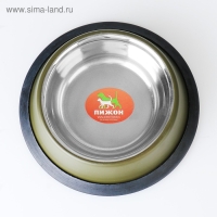 Миска с нескользящим основанием цветная, 230 мл, зелёная Миска с нескользящим основанием цветная, 230 мл, зелёная