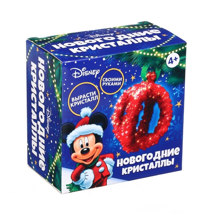 Набор для опытов DISNEY &laquo;Новогодние кристаллы: Микки Маус&raquo;, своими руками