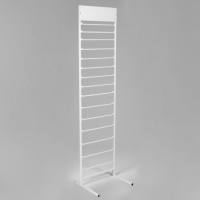 Стойка для лент, тесьмы напольная 50×205, 15 ярусов, цвет белый Стойка для лент, тесьмы напольная 50×205, 15 ярусов, цвет белый