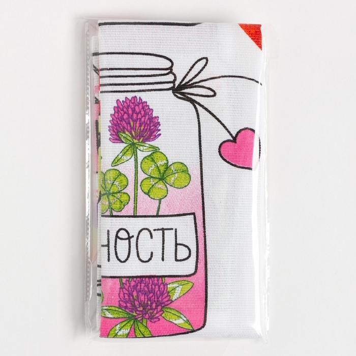 Полотенце кухонное &laquo;Любовь, теплота&raquo;, нежность 34*60 см
