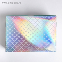 Коробка подарочная складная, упаковка, &laquo;My sweet Mermaid&raquo;, 30,5 х 22 х 9,5 см