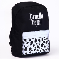 Рюкзак со светоотражающим карманом, 30 см х 15 см х 40 см "Плохие девочки", Злодейки Рюкзак со светоотражающим карманом, 30 см х 15 см х 40 см "Плохие девочки", Злодейки