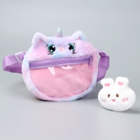 Сумка детская &laquo;Котик&raquo; с игрушкой внутри, 20 см