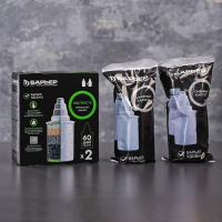 Набор сменных картриджей &laquo;Барьер-6&raquo;, 2 шт, очистка жёсткой воды, цвет белый